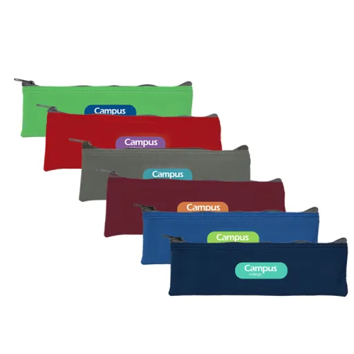 Estojo Campus Classic Plano com 1 Zíper – Campus