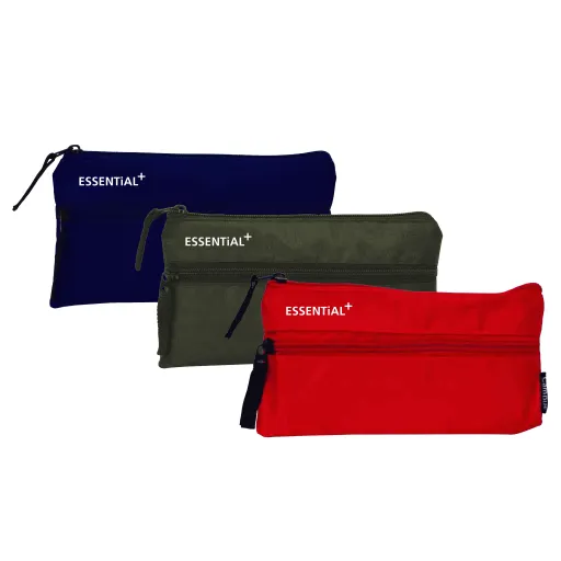 Estojo Essential Plano 2 Zíperes – Campus
