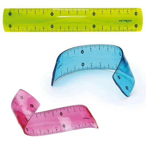 Régua Plástica Flexível 15 cm – Campus