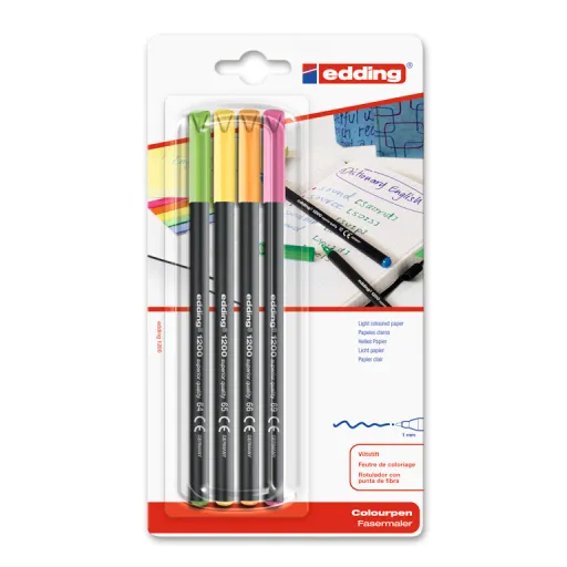 Marcadores Edding 1200 Cores Vivas – Edding