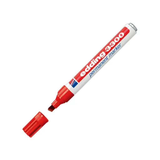 Marcadores Permanentes Edding 3300 Vermelho – Edding