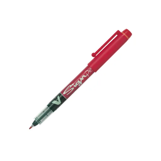 Marcador Pilot V-Sign Pen Vermelho – Pilot
