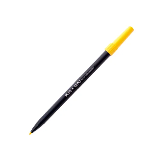 Marcador Plus 1200 Amarelo – Plus Office