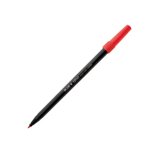 Marcador Plus 1200 Vermelho –  Plus Office