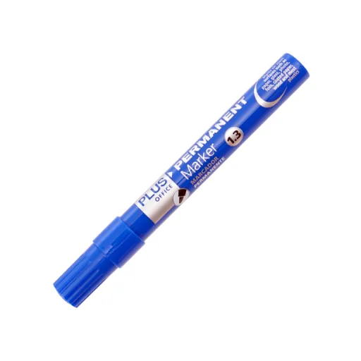 Marcador Permanente Plus 1.3 Azul – Plus 