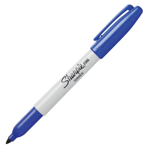 Marcador Permanente Sharpie Fino 1 mm Azul – Sharpie