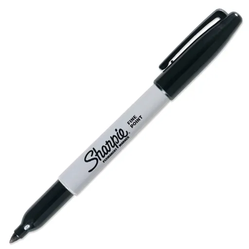 Marcador Permanente Sharpie Fino 1 mm Preto – Sharpie