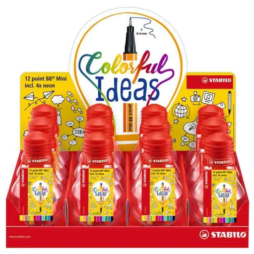 Expositor Marcadores Stabilo Point 88 Mini – Stabilo