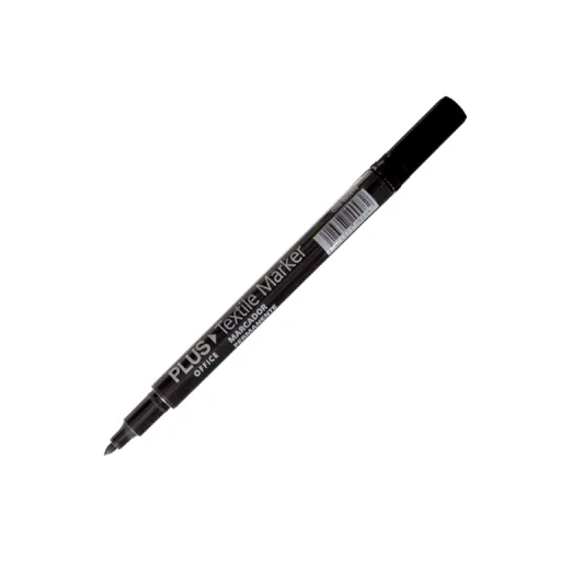 Marcador Têxtil Plus Preto 1Un. – Plus