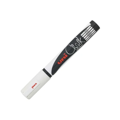 Marcador Uni Chalk 1,8-2,5 mm Branco – Uni