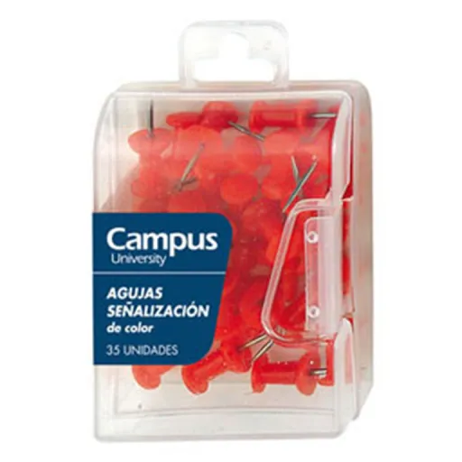 Alfinetes de Sinalização Vermelho 35 Unidades - Campus 