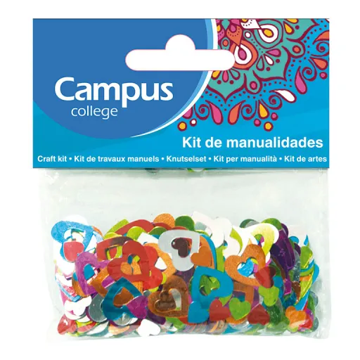 Kit de Manualidades Corações 15x14 mm – Campus College