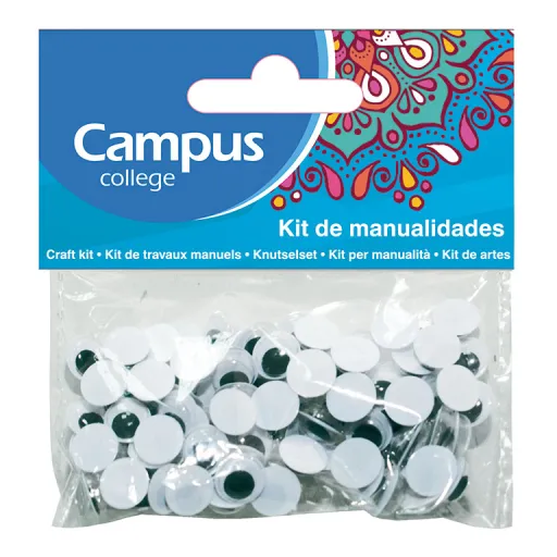 Kit de Manualidades Olhos Móveis 10 mm – Campus College