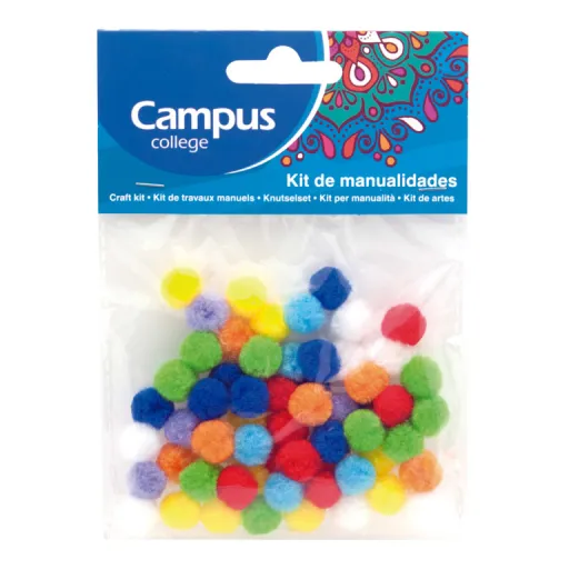 Kit de Manualidades Pompons 15 mm – Campus College