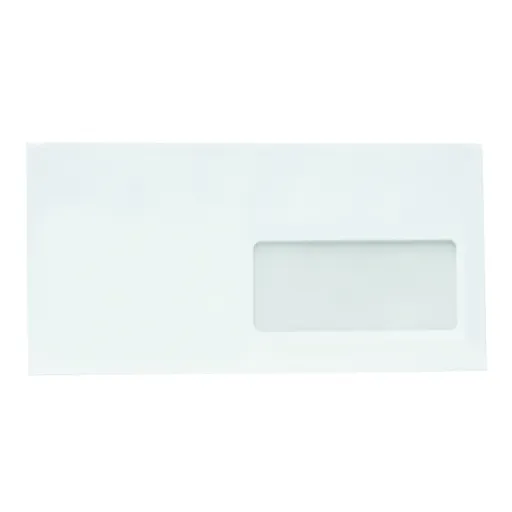 Envelopes Mk 115X225 Americano Silicone Vd.bl. 500 Un