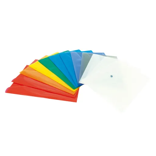 Envelopes Pp Plus A4 Botão Sortido