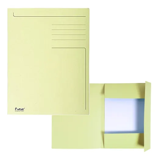 Dossier Cartolina Exacomp A4 3 Abas Amarelo