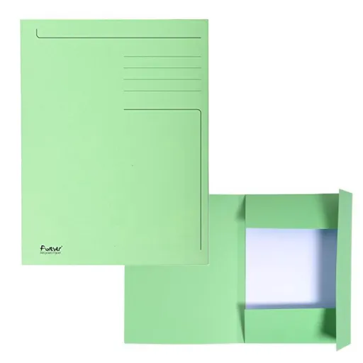 Dossier Cartolina Exacomp A4 3 Abas Verde