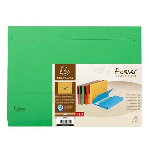 Dossier Cartolina Exacomp A4 Bolsa Verde