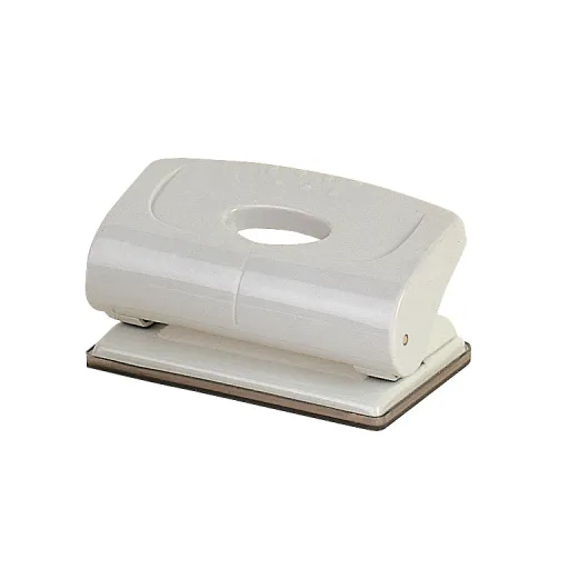 Furador 160 Metálico Cinza Claro 10 Folhas - Plus 