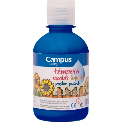 Tinta para Dedos 250GR Azul Ultramar - Campus