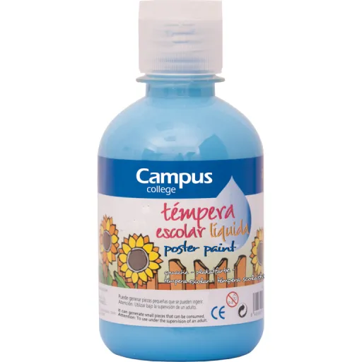 Tinta para Dedos 250GR Azul Cyan - Campus