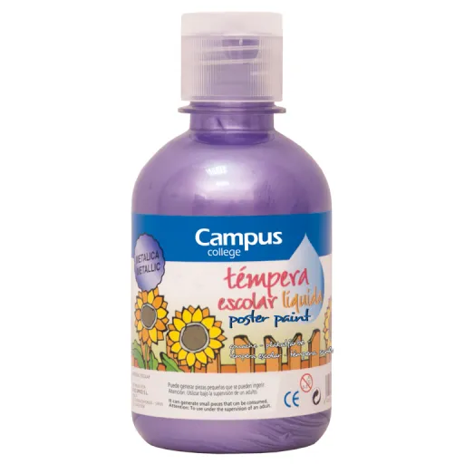 Tinta para Dedos 250GR Violeta Metálico - Campus
