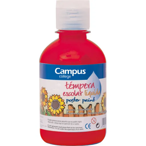 Tinta para Dedos 250GR Vermelho - Campus