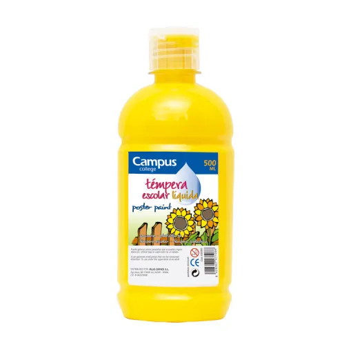 Tinta para Dedos Campus 500GR Amarelo - Campus 