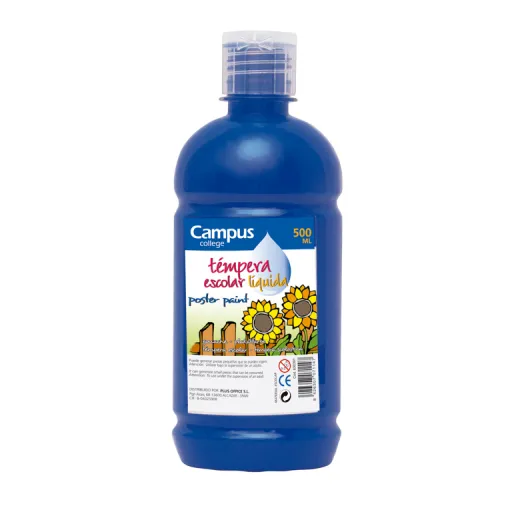 Tinta para Dedos Campus 500GR Azul Marinho - Campus 