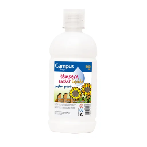 Tinta para Dedos Campus 500GR Branco - Campus 