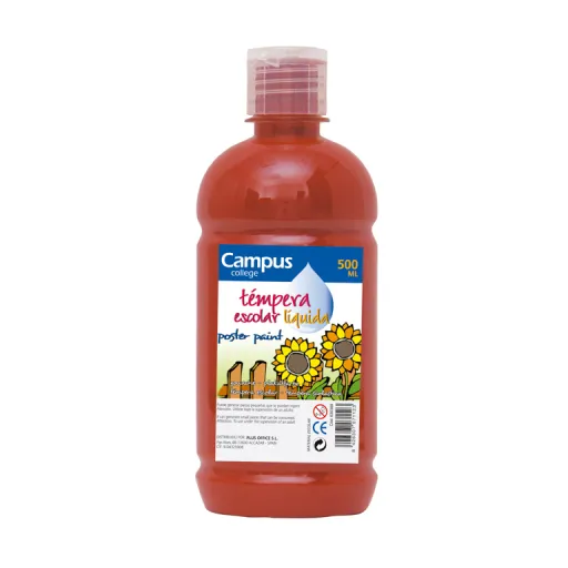 Tinta para Dedos Campus 500GR Castanho - Campus