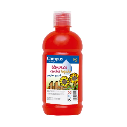 Tinta para Dedos Campus 500GR Vermelho - Campus