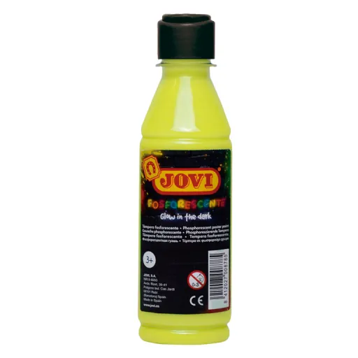 Tinta para Dedos Líquida Jovi 250ML Fluorescente Amarelo - Jovi