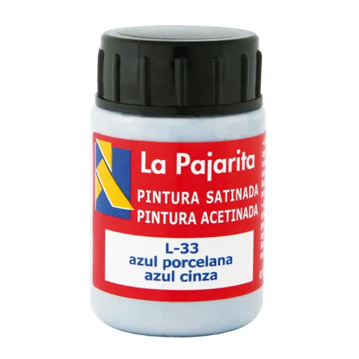 Tinta Plástica e Vinílica Azul Pastel 35ML 6 Unid. – La Pajarita