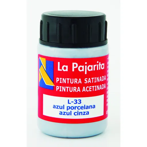 Tinta Plástica e Vinílica Azul 35ML 6 Unid. – La Pajarita