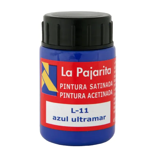 Tinta Plástica e Vinílica Azul Ultramar 35ML 6 Unid. – La Pajarita