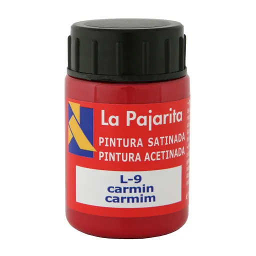 Tinta Plástica e Vinílica Carmim 35ML 6 Unid. – La Pajarita