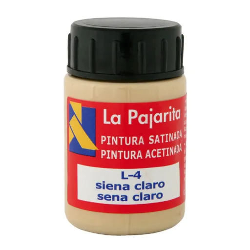 Tinta Plástica e Vinílica Líquida La Pajarita 35ML Siena Claro 6 Un - La Pajarita