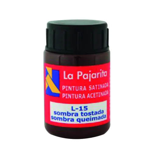 Tinta Plástica e Vinílica Líquida La Pajarita 35ML Sombra Tostada 6 Un - La Pajarita