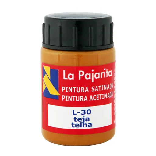 Tinta Plástica e Vinílica Líquida La Pajarita 35ML Telha 6 Un - La Pajarita