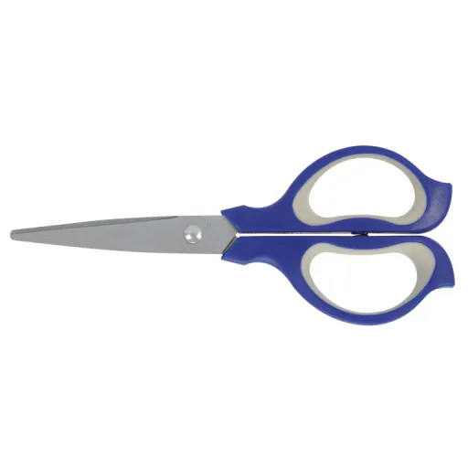 Tesoura Plus I+D 6,5" (170 mm) Azul