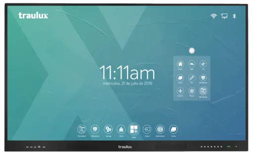 Monitor Interativo Touch 65" 4K UHD TLM6580 – Traulux