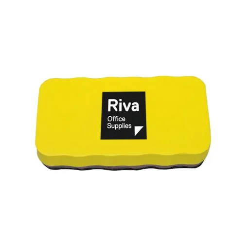 Apagador Magnético Ultra Leve Amarelo 105x55x23mm – Riva