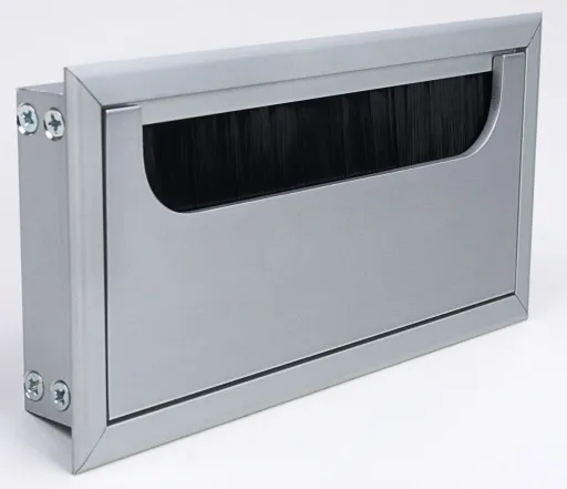 Passa Fios Alumínio 160x80mm Alumínio