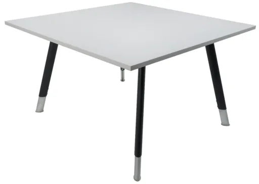 Mesa de Reuniões Hercules Cinza 1200x1200mm para Escritório