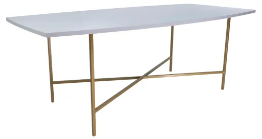 Mesa de Reunião 1600x1000mm Fine X Oval - Riva
