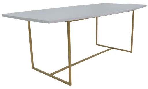 Mesa de Reunião 1600x1000mm Fine U Oval - Riva
