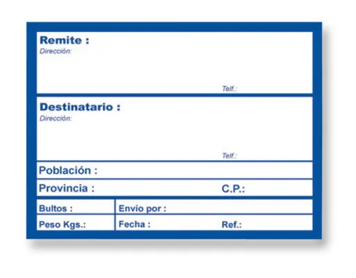 Rolo de Etiquetas Autocolantes Envio