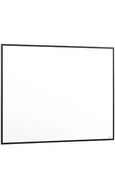 Bi-Office - Quadro Magnético em Porcelana 90x120 cm Moldura Antracite Curvo Archyi